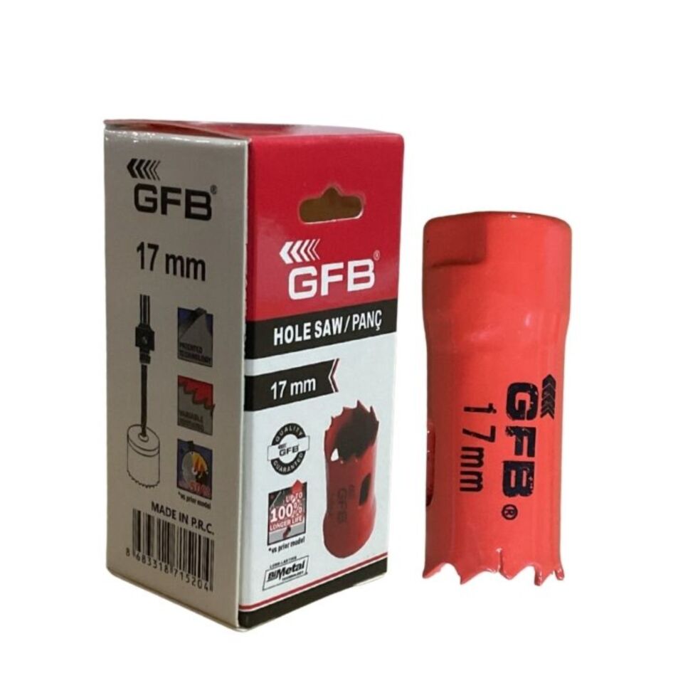 Gfb Bi-metal Panç 17 Mm Kod:4801