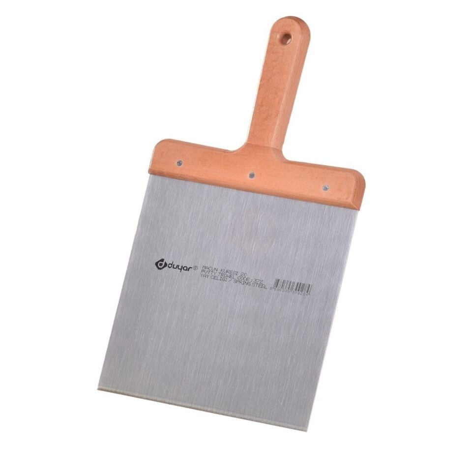 Duyar Macun Küreği Ahşap Saplı 18 Cm Kod:371