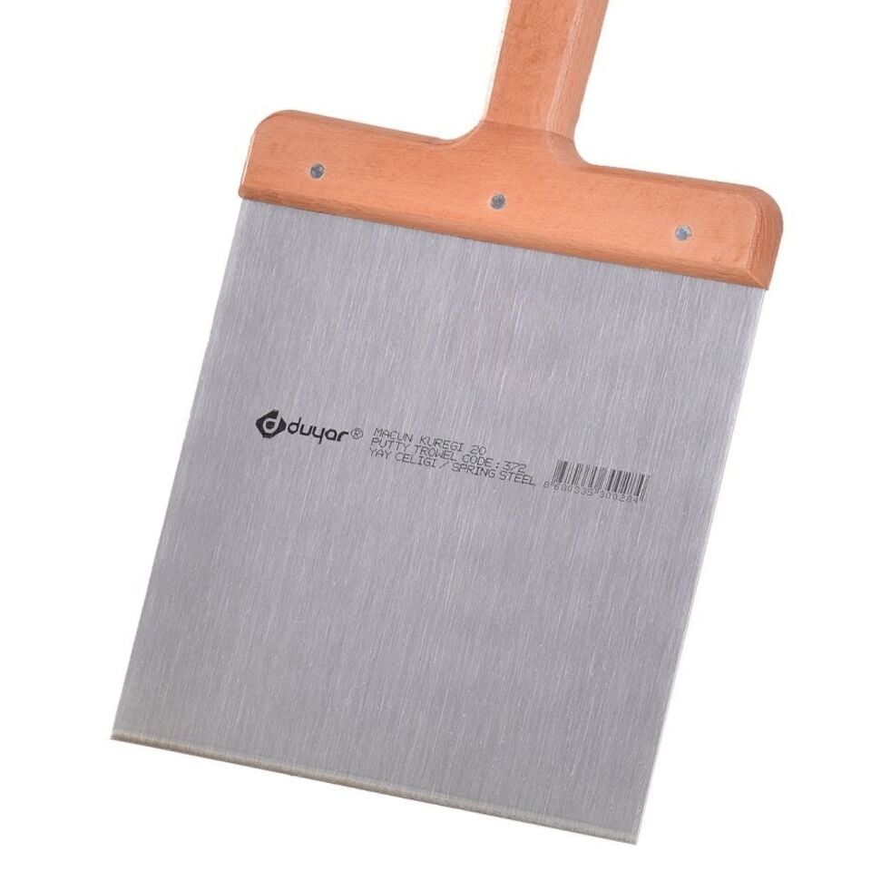 Duyar Macun Küreği Ahşap Saplı 18 Cm Kod:371