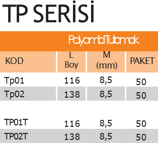 TP02 Platik Tutamak 138 Mm