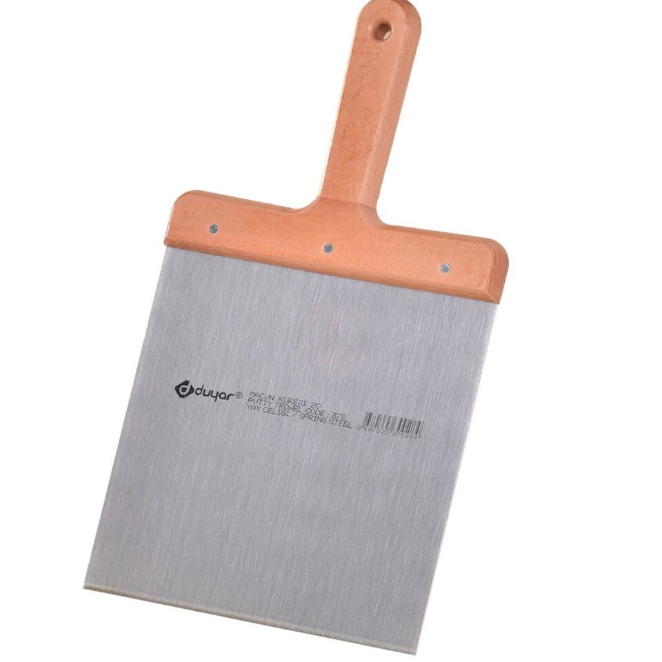 Duyar Macun Küreği Ahşap Saplı 20 Cm Kod:372