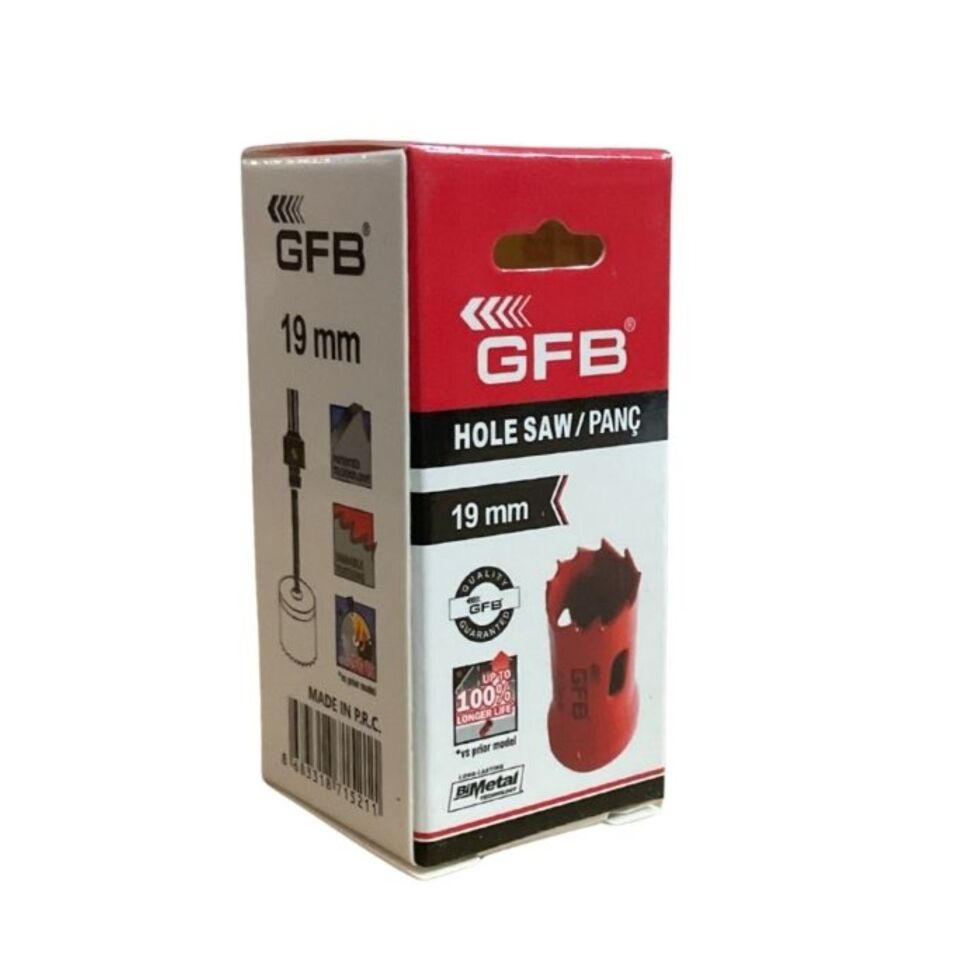 Gfb Bi-metal Panç 19 Mm Kod:4802