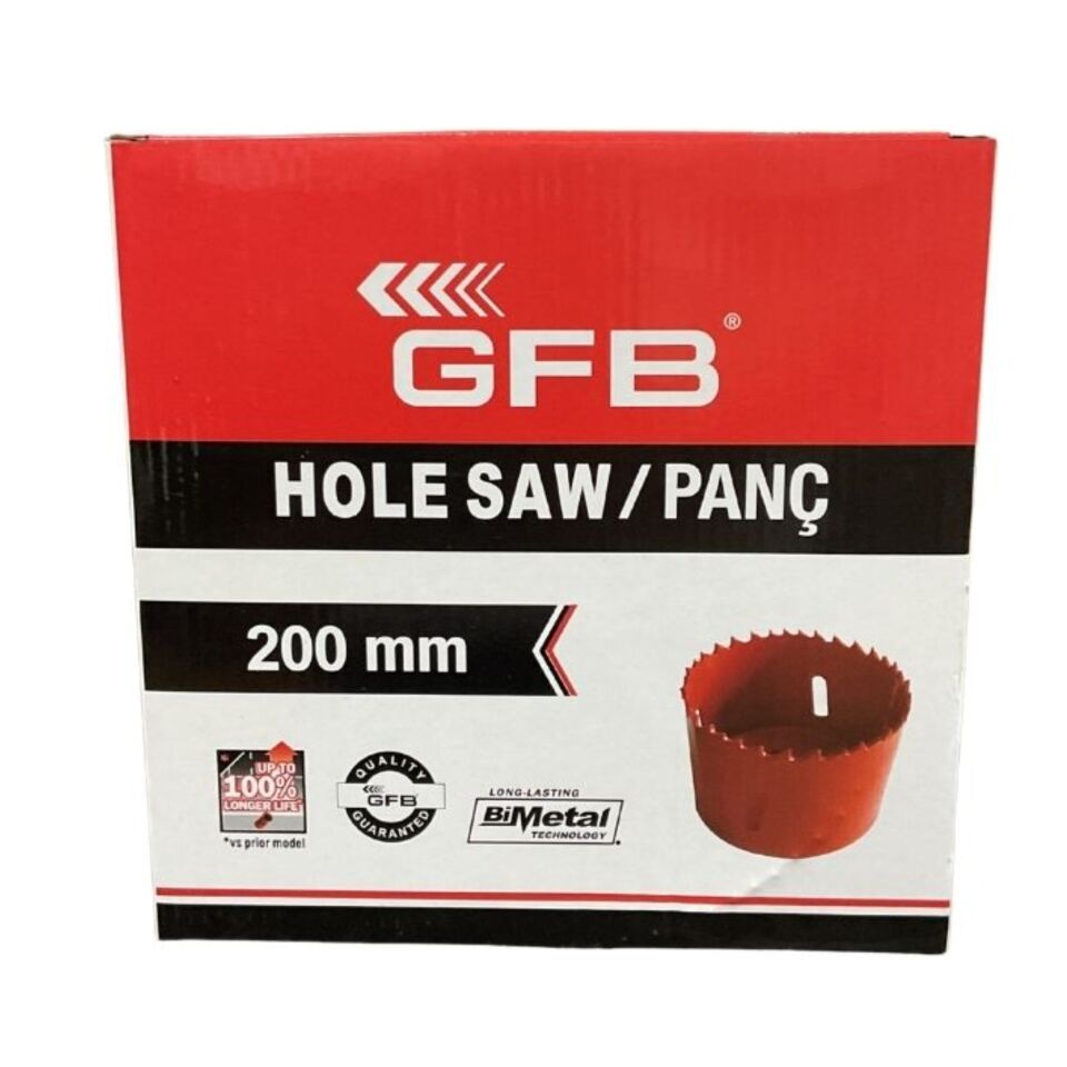Gfb Bi-metal Panç 200 Mm Kod:4847