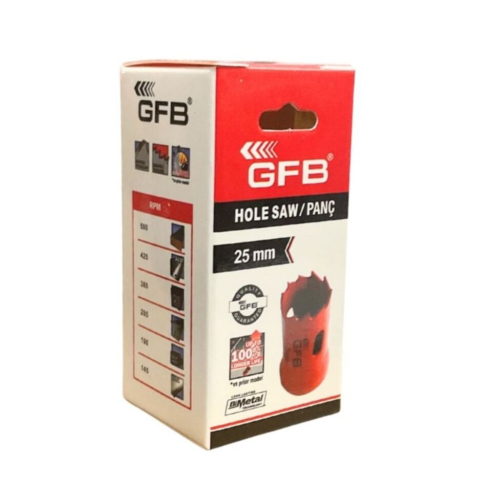 Gfb Bi-metal Panç 25 Mm Kod:4805