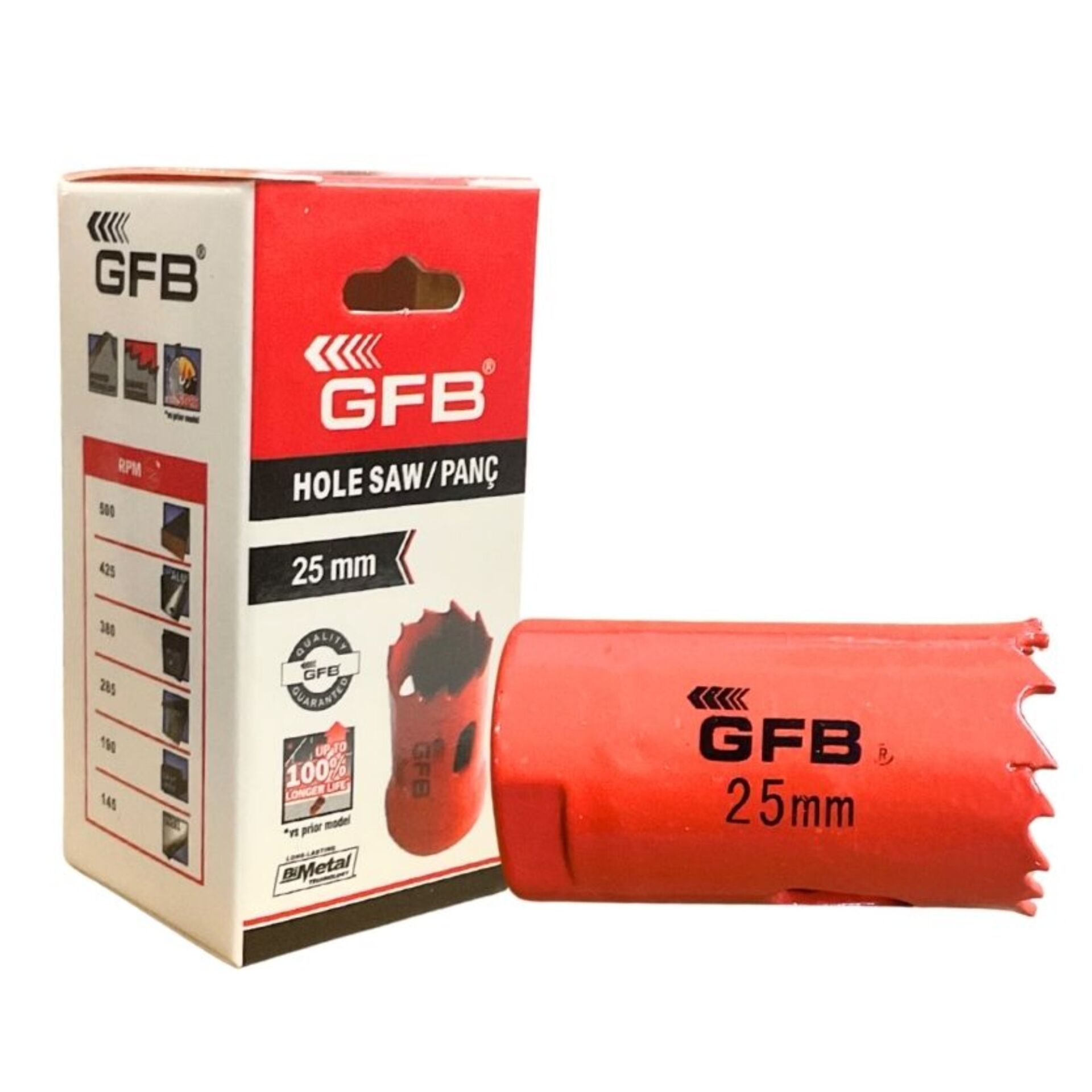 Gfb Bi-metal Panç 25 Mm Kod:4805