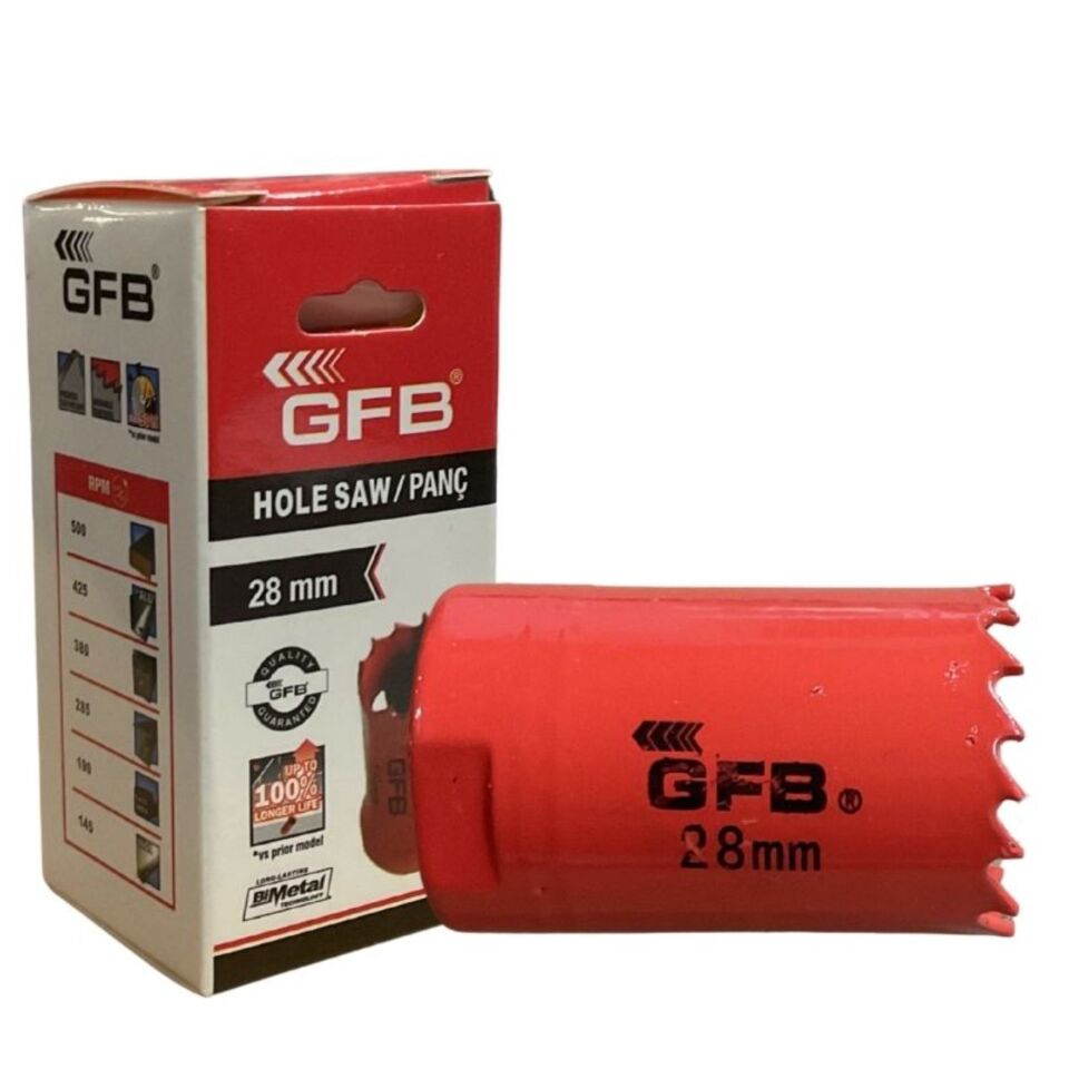Gfb Bi-metal Panç 28 Mm Kod:4806