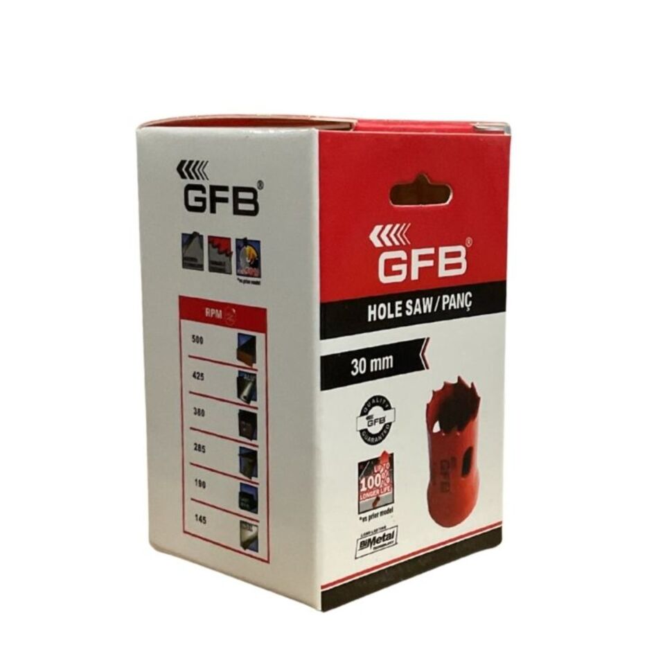 Gfb Bi-metal Panç 30 Mm Kod:4807