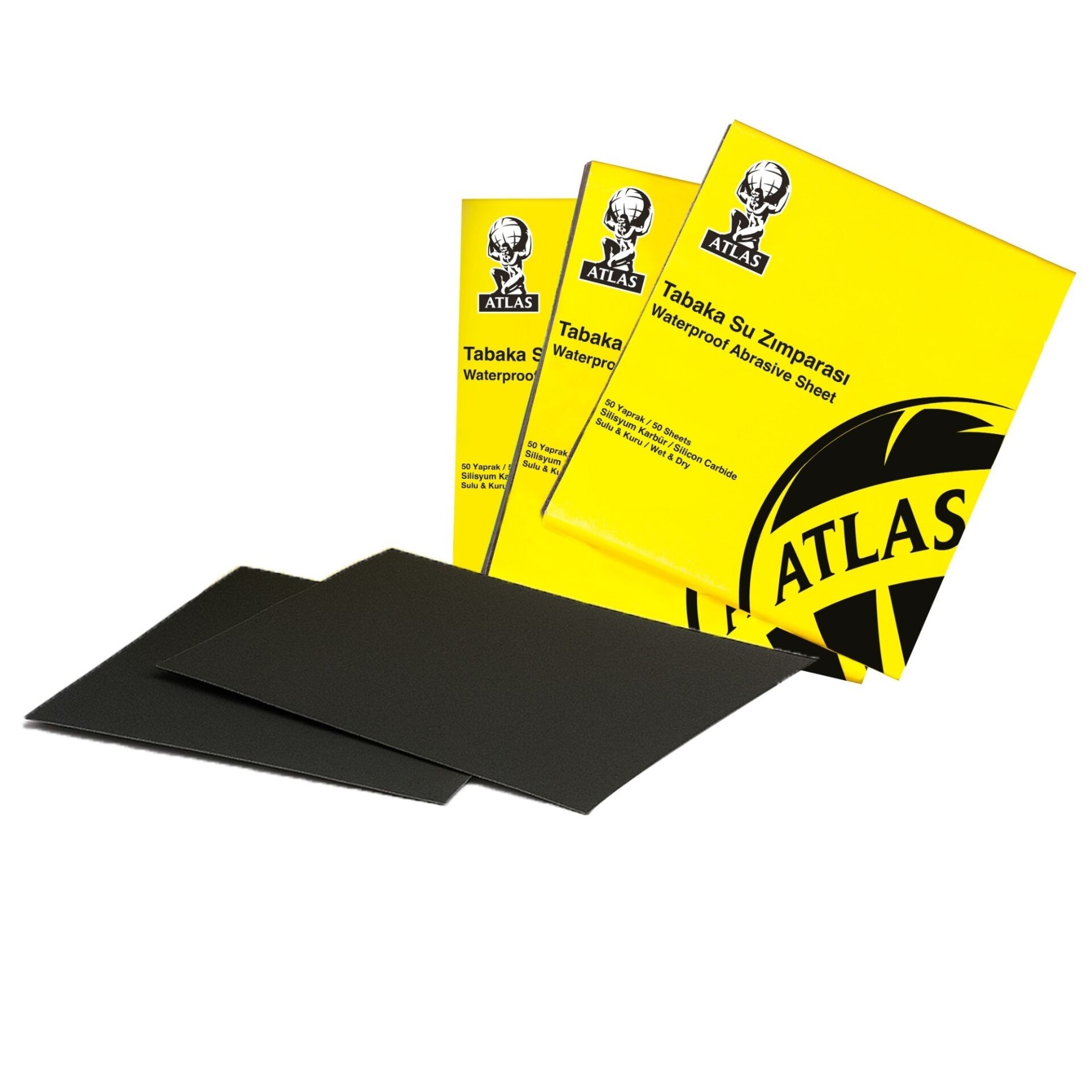 Atlas Su Zımparası 1200 Kum Silver 188 Kalite (50 Adet)