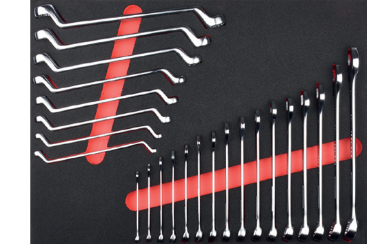 Ceta Form 24 Parça Kombine ve Yıldız İki Ağız Anahtar Seti (EVA'lı) - B99-E241