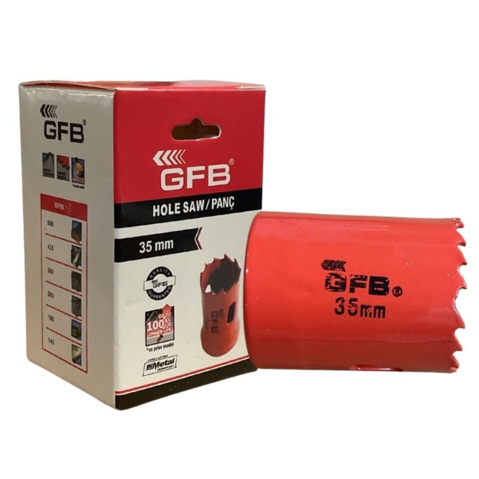 Gfb Bi-metal Panç 35 Mm Kod:4809