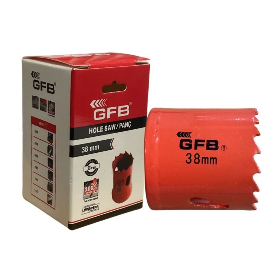 Gfb Bi-metal Panç 38 Mm Kod:4810