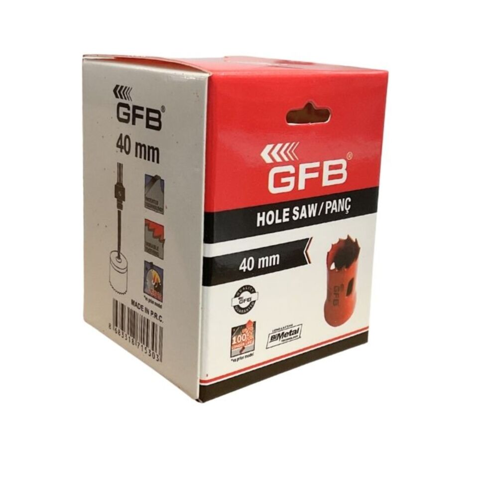 Gfb Bi-metal Panç 40 Mm Kod:4811