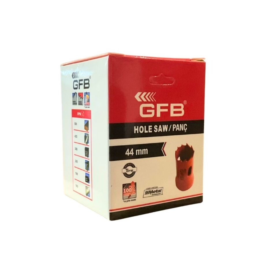 Gfb Bi-metal Panç 44 Mm Kod:4813