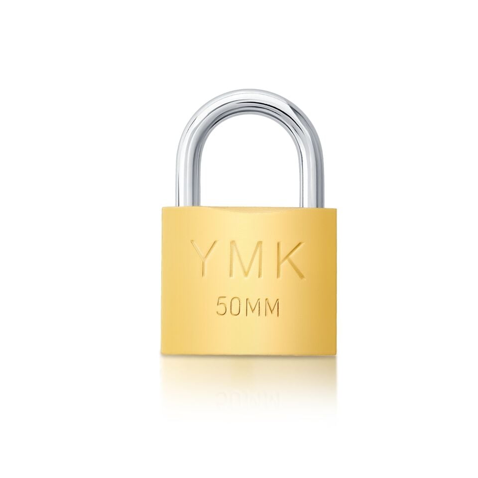 Ymk Asma Kilit Sarı Kısa 50 Mm Ymk-1250b