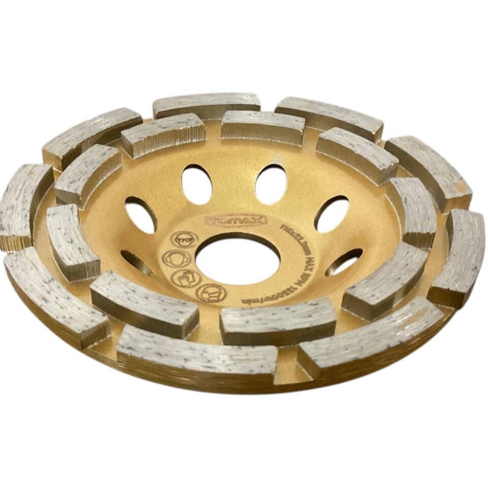 Tomax Çift Sıra Elmas Beton Yüzey Tem.diski 115 Mm