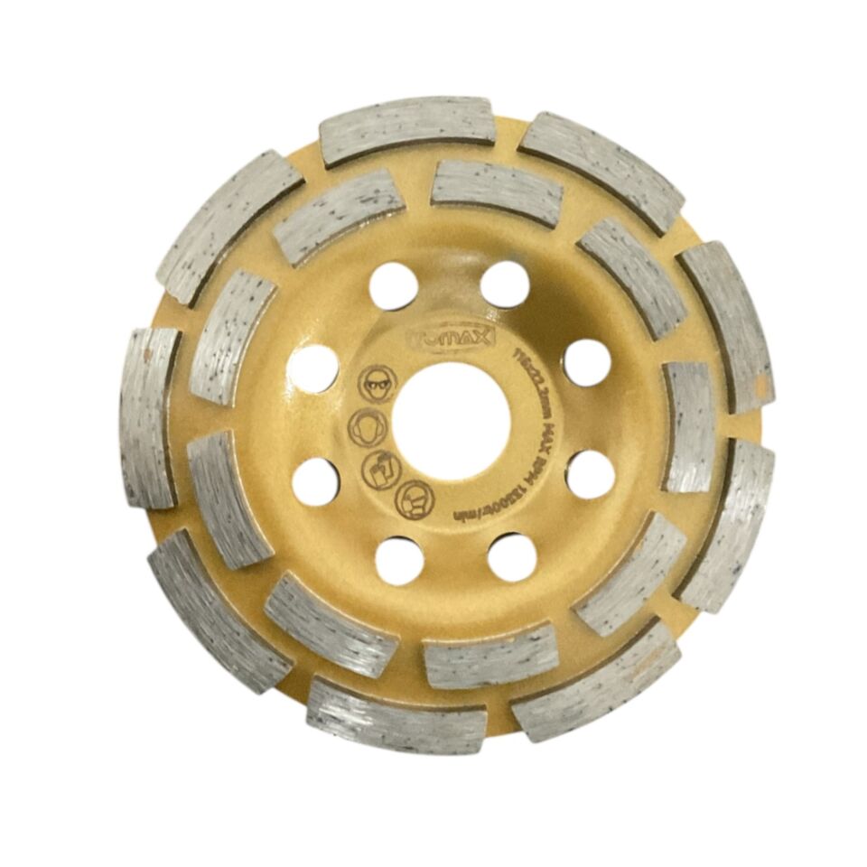 Tomax Çift Sıra Elmas Beton Yüzey Tem.diski 115 Mm
