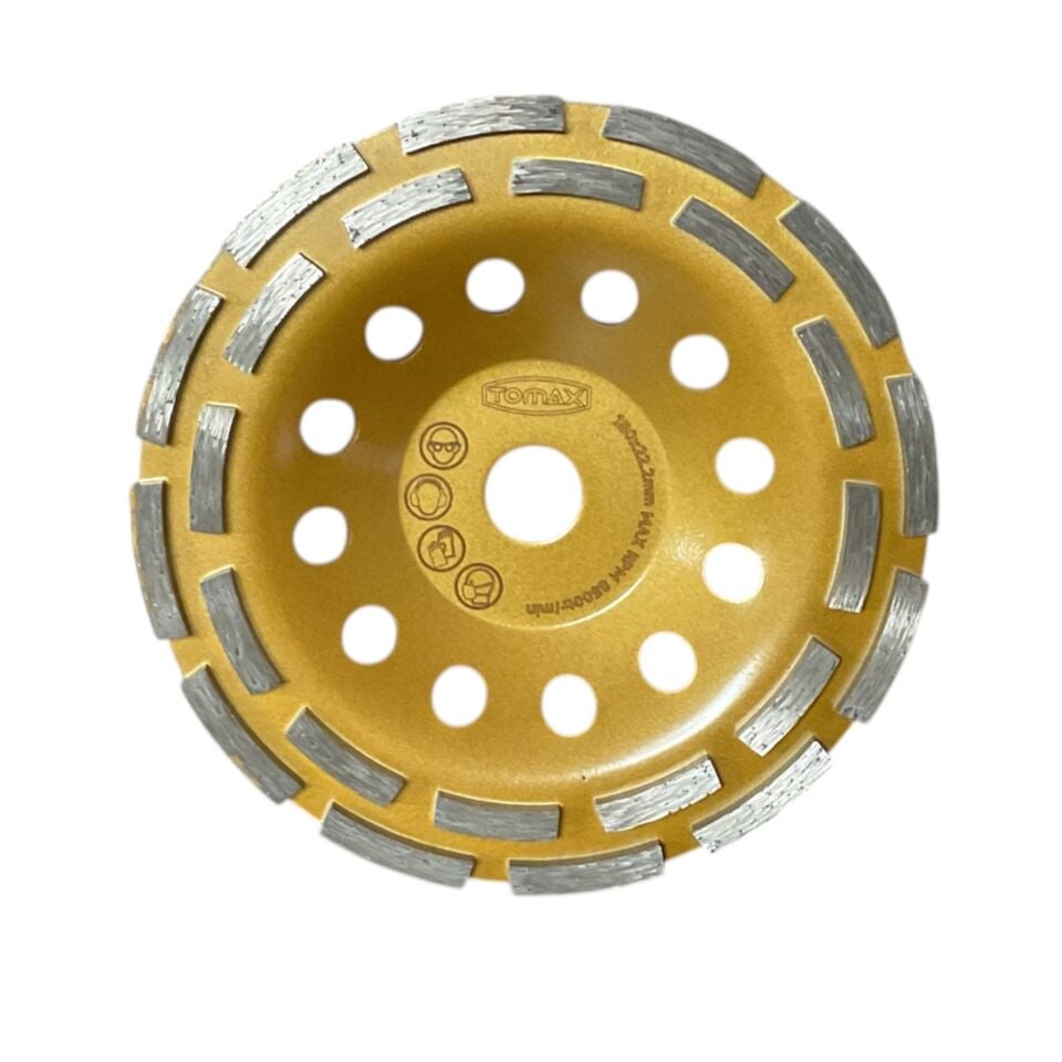Tomax Çift Sıra Elmas Beton Yüzey Tem.diski 115 Mm