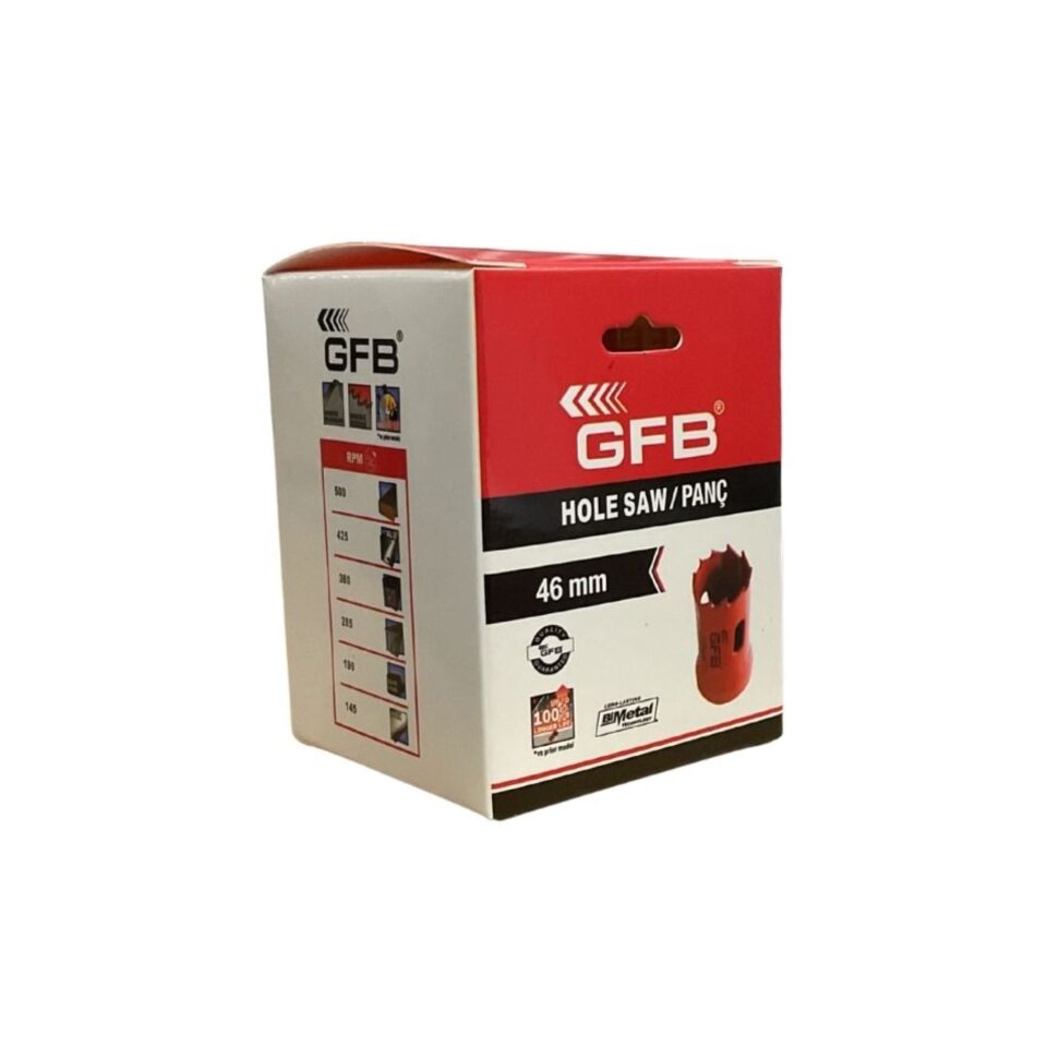Gfb Bi-metal Panç 46 Mm Kod:4814