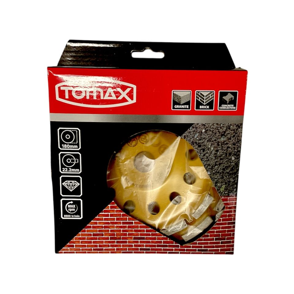 Tomax Çift Sıra Elmas Beton Yüzey Tem.diski 180 Mm