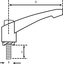 SMC60640 Metal Sustalı Kol