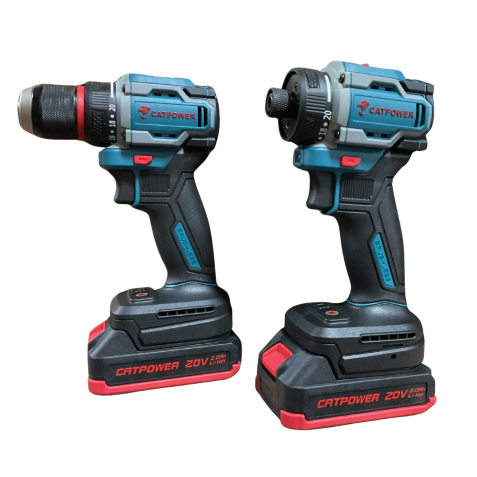 Catpower Akülü Kombo Set 2 Li Kömürsüz 20v Cat5130