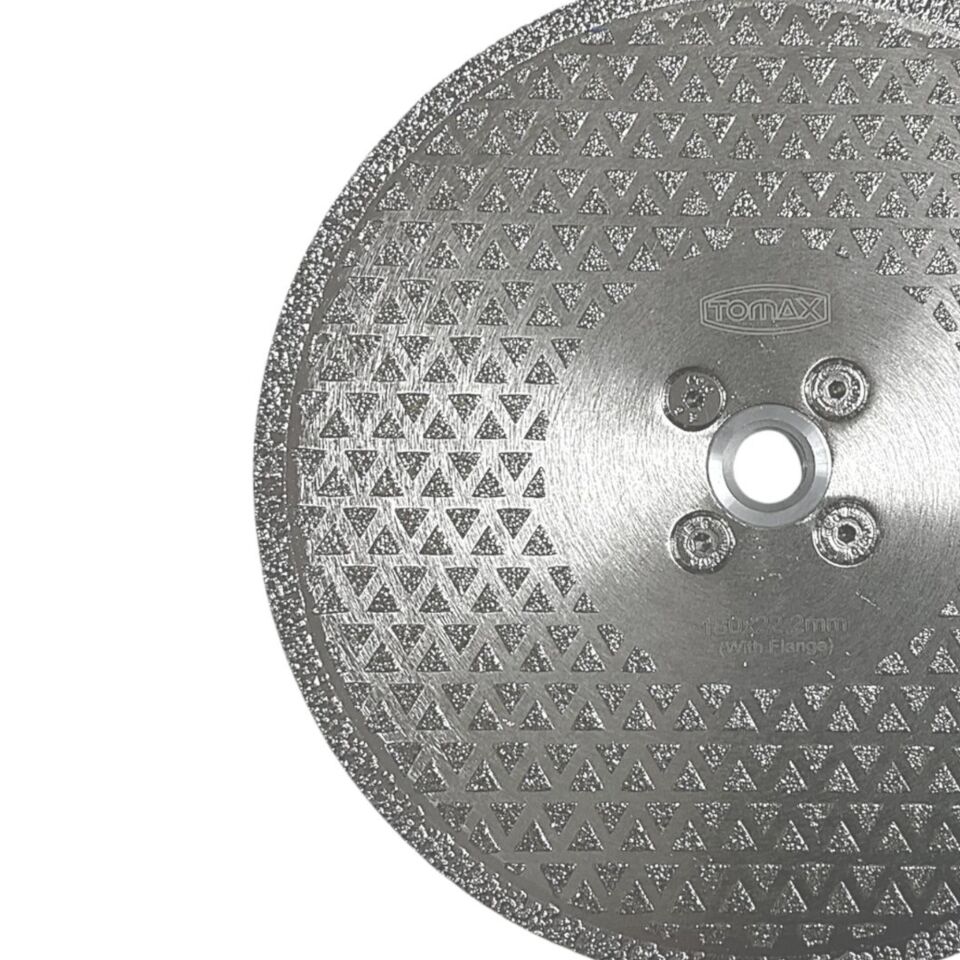 Tomax Elektrolize Elmas Kesici Flanşlı 180x22.2