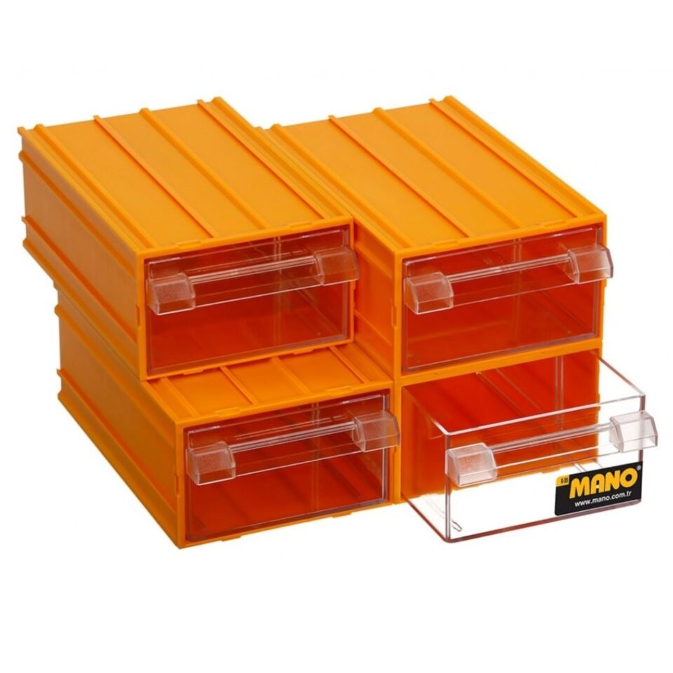 Mano Çekmeceli Sarı Kutu (110x170x65 Mm) K-35