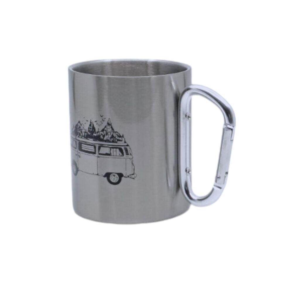 Orcamp Karabinalı Paslanmaz Çelik Bardak (out1850)