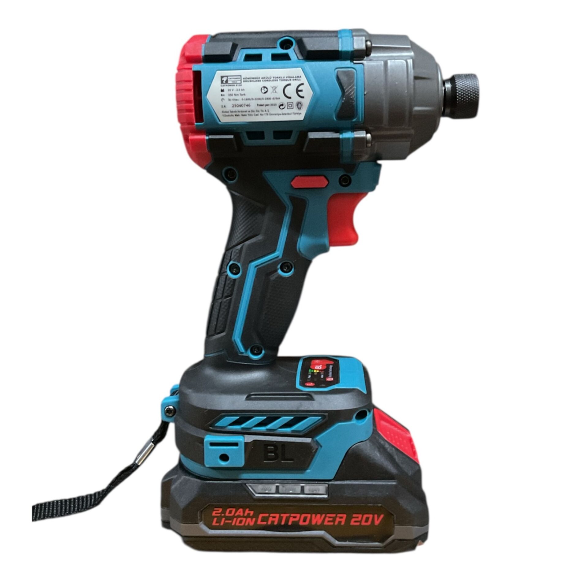 Catpower Akülü Kombo Set 2 Li Kömürsüz 20v Cat5135