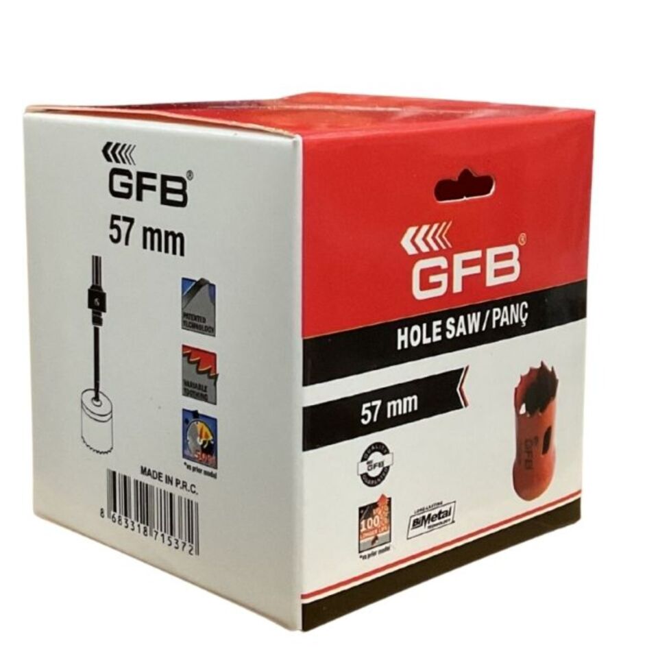 Gfb Bi-metal Panç 57 Mm Kod:4818