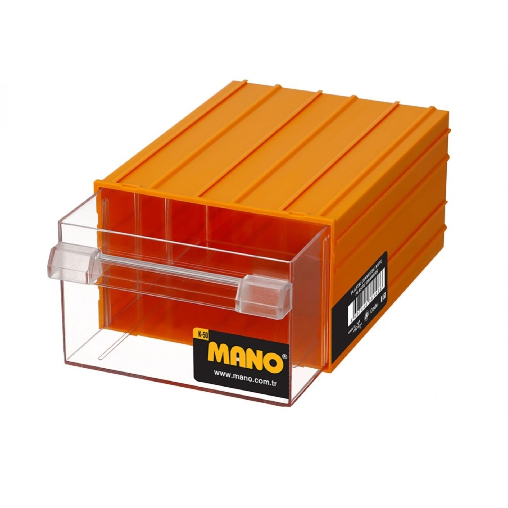 Mano Çekmeceli Sarı Kutu (140x230x98 Mm) K-50