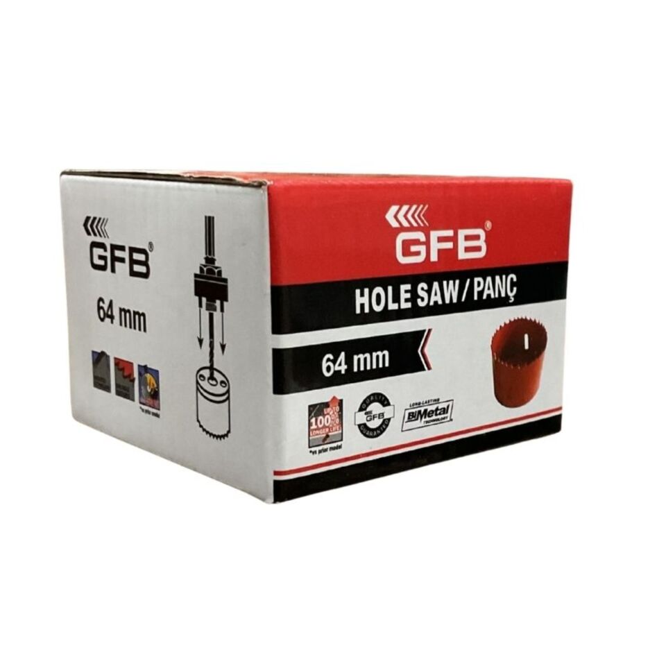 Gfb Bi-metal Panç 64 Mm Kod:4820-1