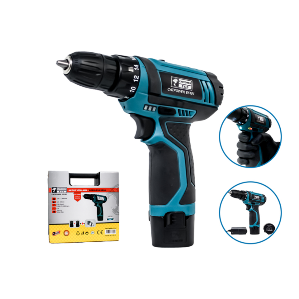 Catpower Akülü Vidalama 12 V Cate5101