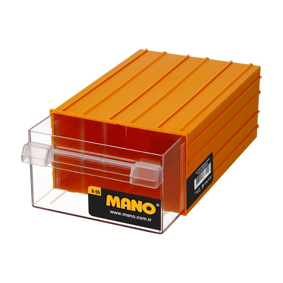 Mano Çekmeceli Sarı Kutu (212x302x126 Mm) K-55
