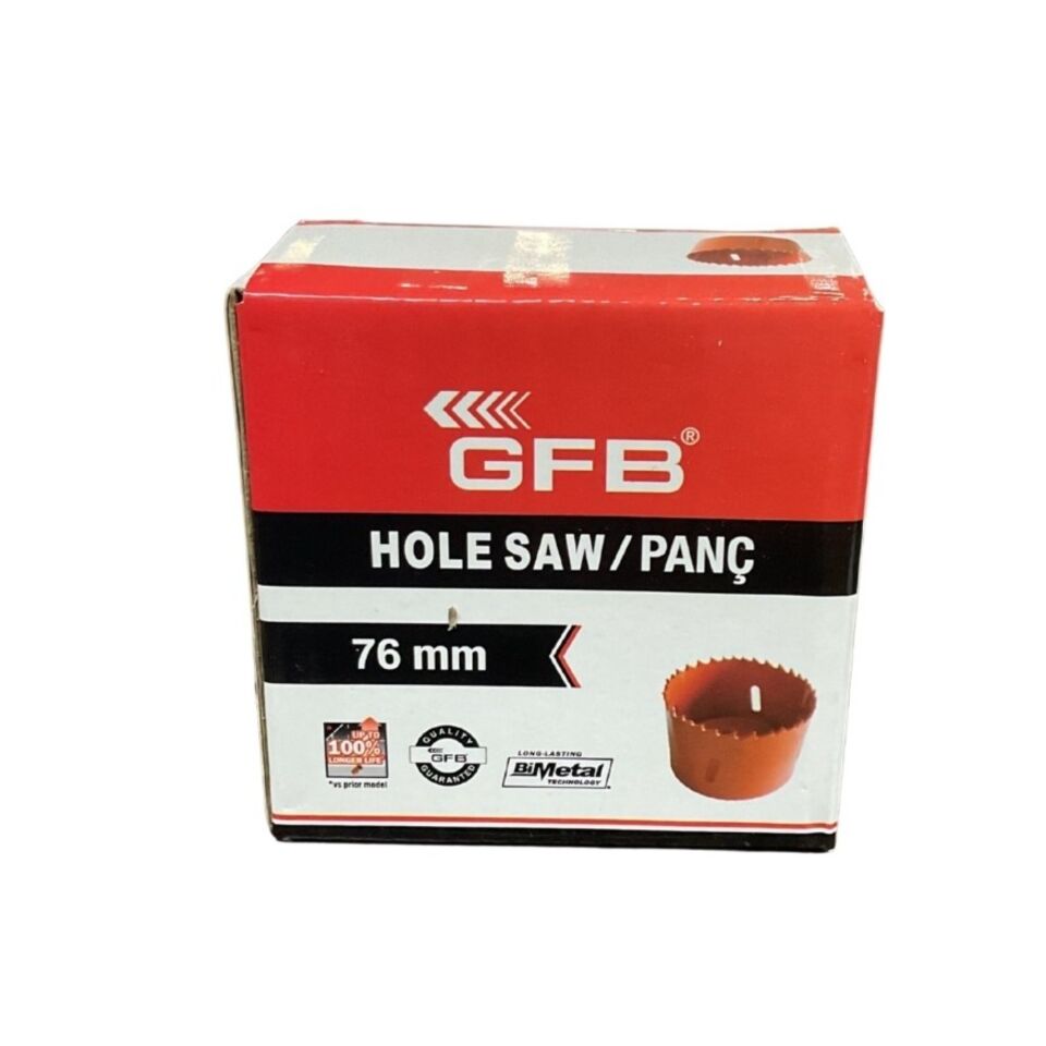 Gfb Bi-metal Panç 76 Mm Kod:4825