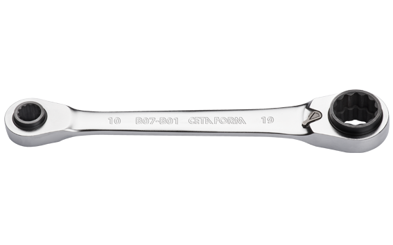 Ceta Form 4'lü C-GEAR Cırcırlı Kombine Anahtar 10 x 13 - 17 x 19 mm - B07-B01