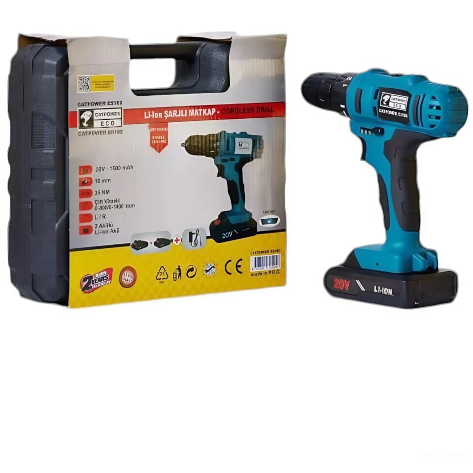 Catpower Akülü Vidalama 20v Cate5102