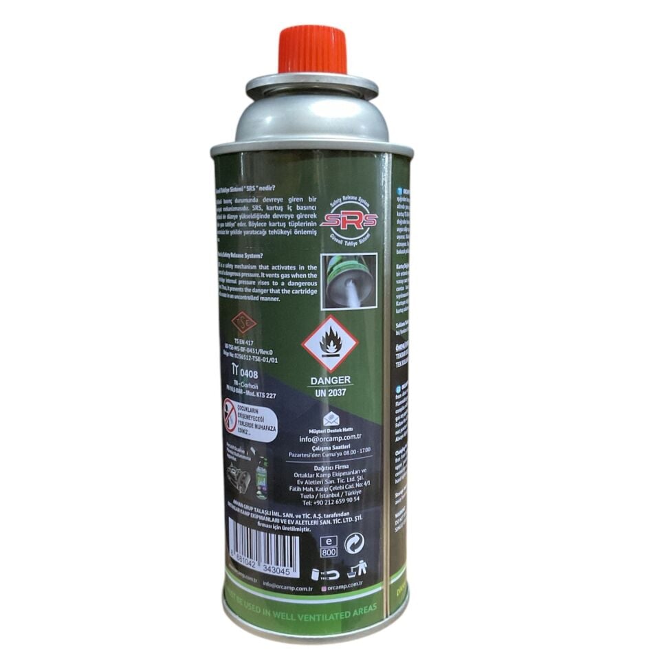 Orcamp Siboplu Gaz Kartuşu (tüp) 227 Gr (kts-227)