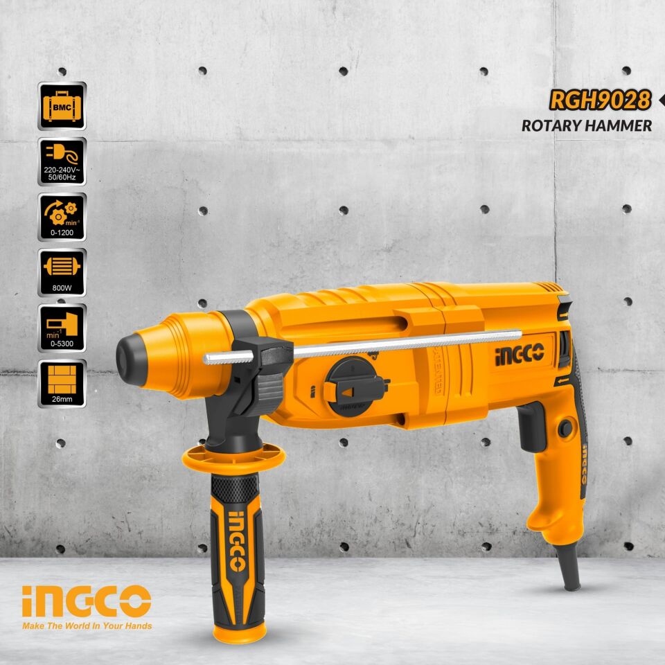 İngco Rgh9028 Kırıcı Delici 800w (3 Kg)