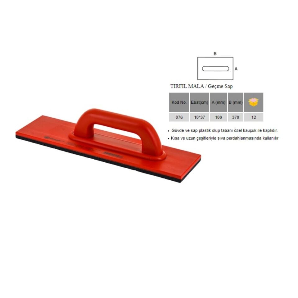 Duyar Tırfıl Mala Uzun Kauçuklu Kod:076