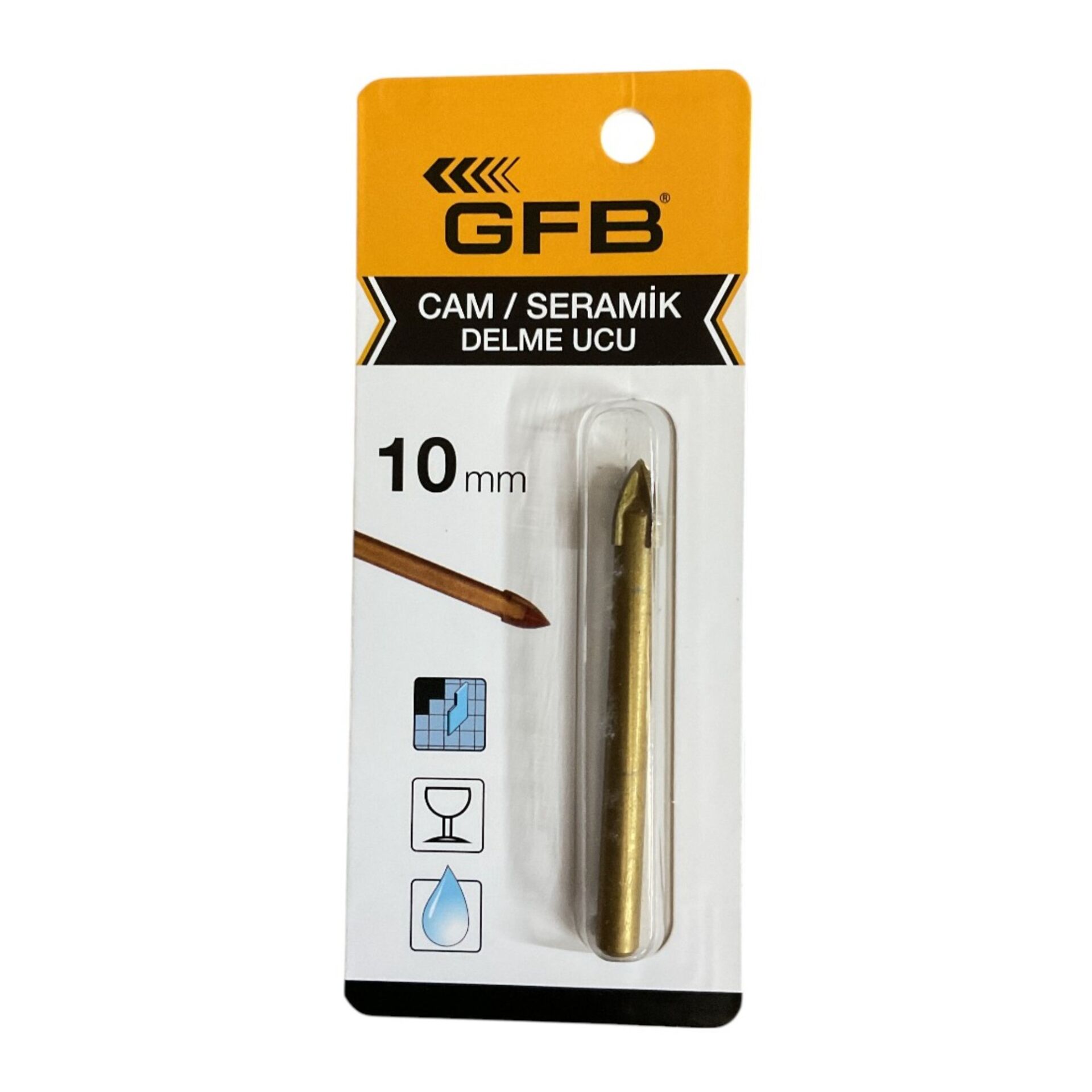 Gfb Cam-seramik Delme Universal Mat.ucu 10 Mm 4606