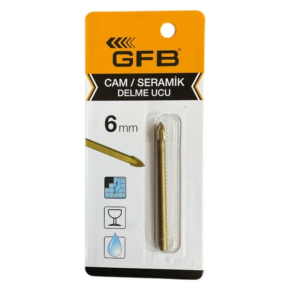 Gfb Cam-seramik Delme Universal Mat.ucu 6 Mm 4602