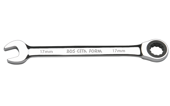 Ceta Form C-GEAR Cırcırlı Kombine Anahtar (Düz) 24 mm - B05-24