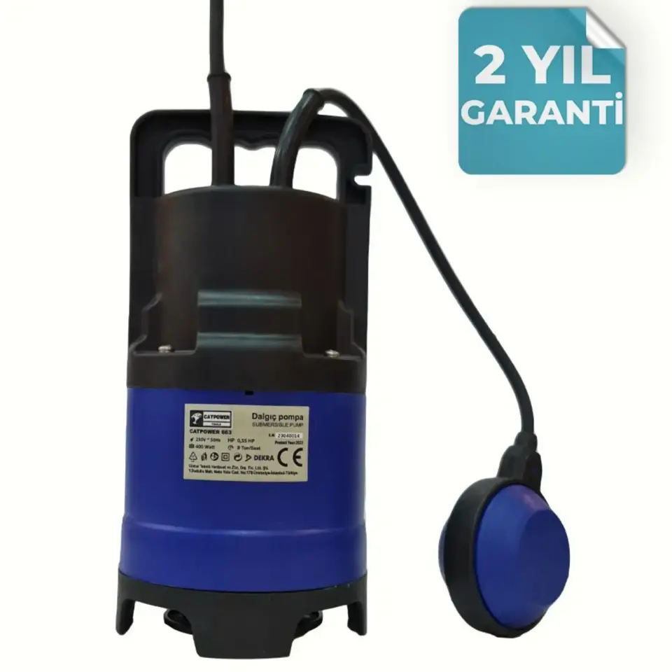 Catpower Dalgıç Pompa Temiz Su 400w Cat663