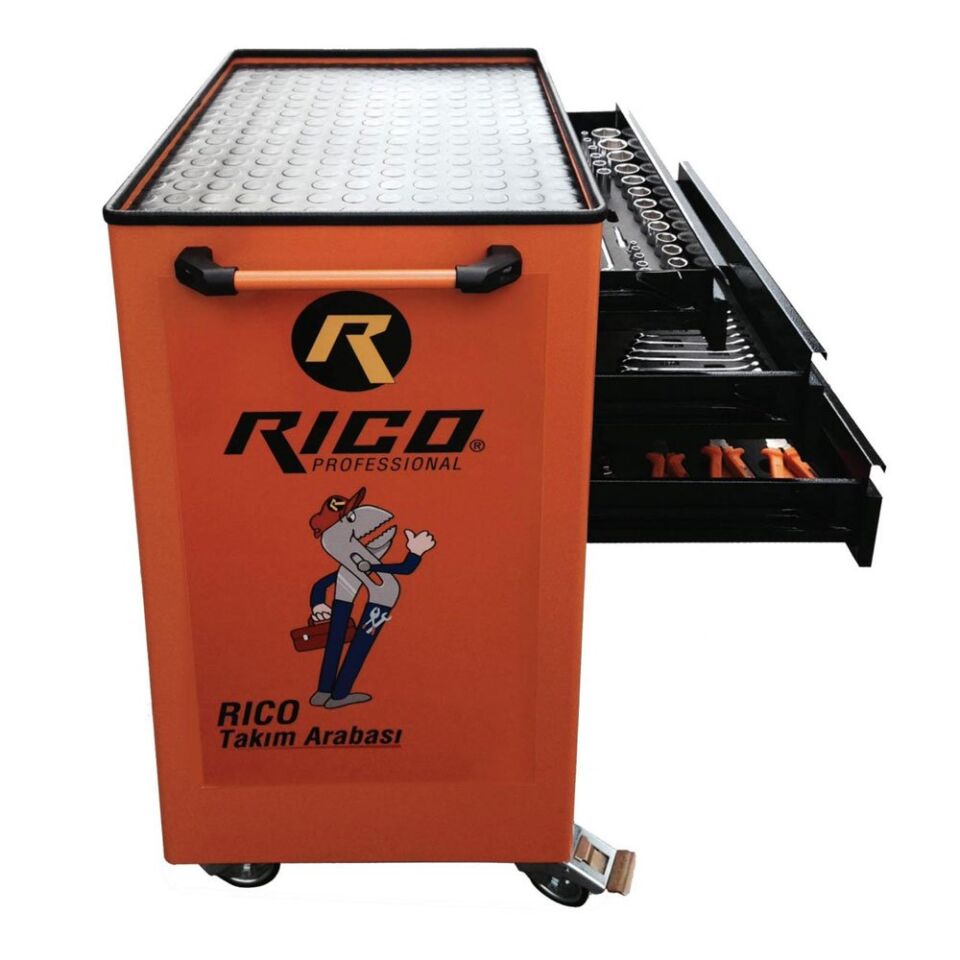 Rico 5 Çekmeceli Takım Arabası 118 Parça - 025-TA0006