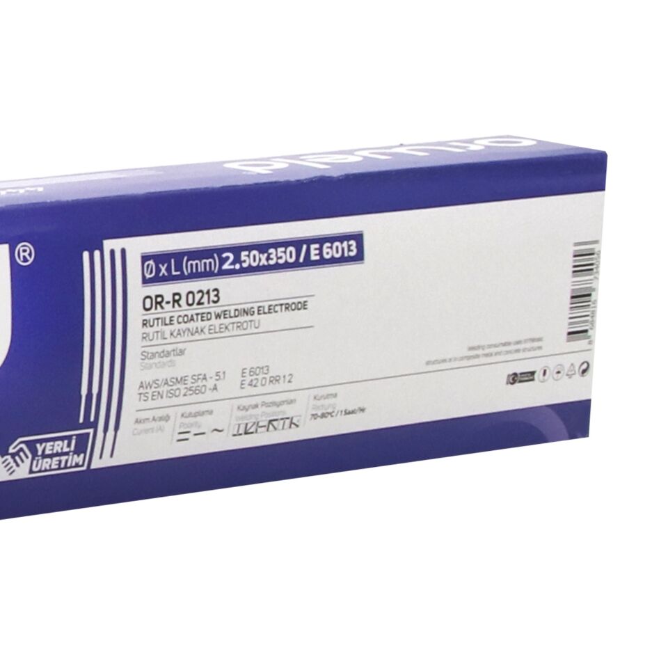 Orweld Elektrot 2.5 (rutil) (100 Adet)