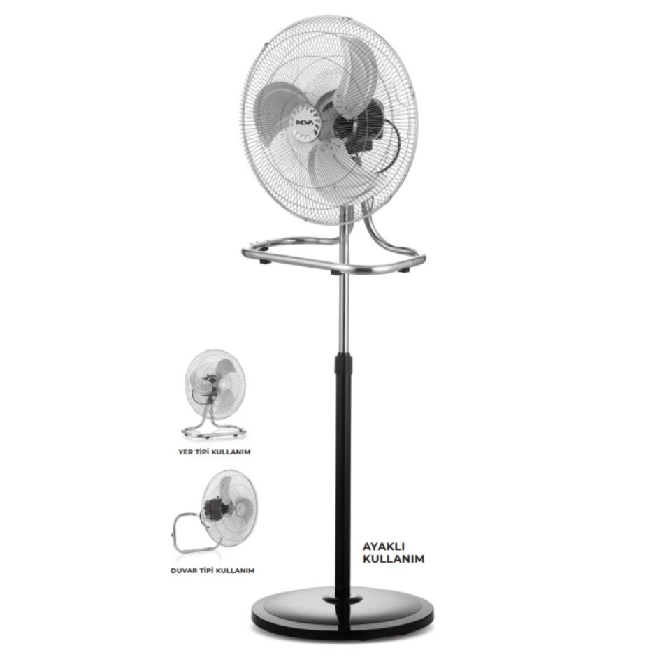 İnova Fırtına Ayaklı Sanayi Tipi Vantilatör 18''