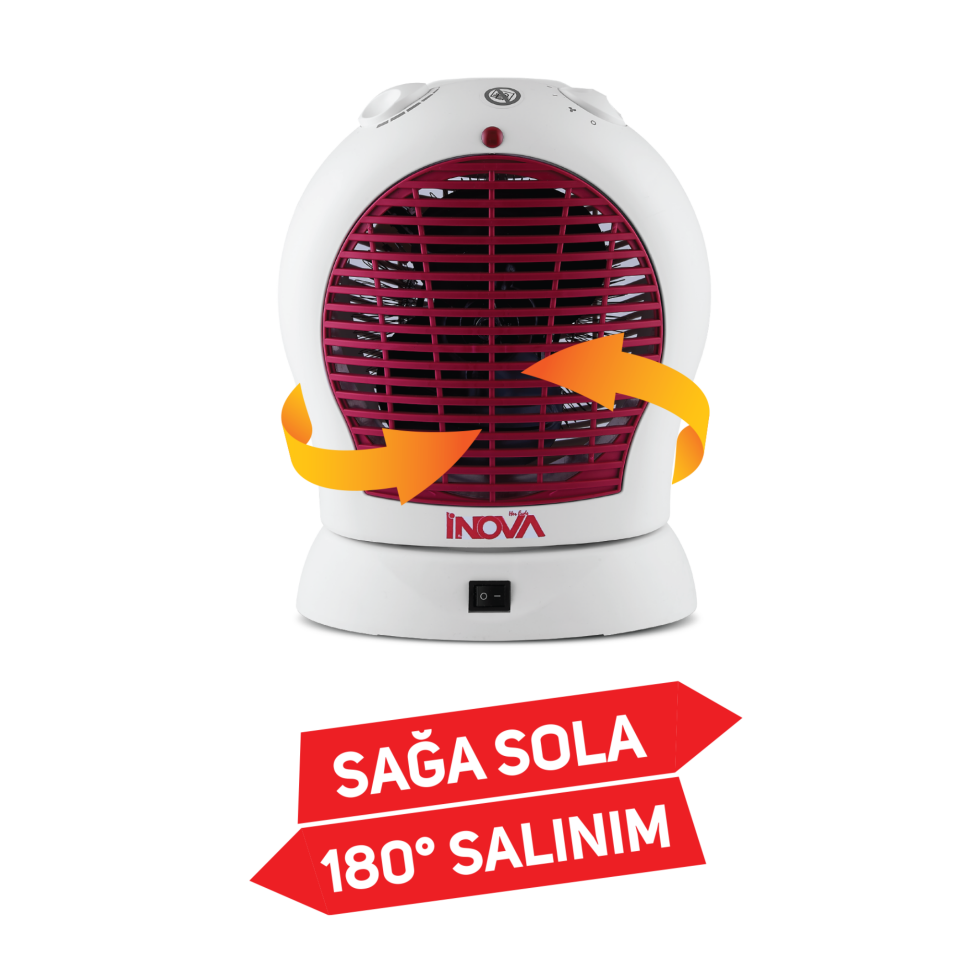 İnova Gust Dönerli Turbo Fanlı Isıtıcı 2000 W