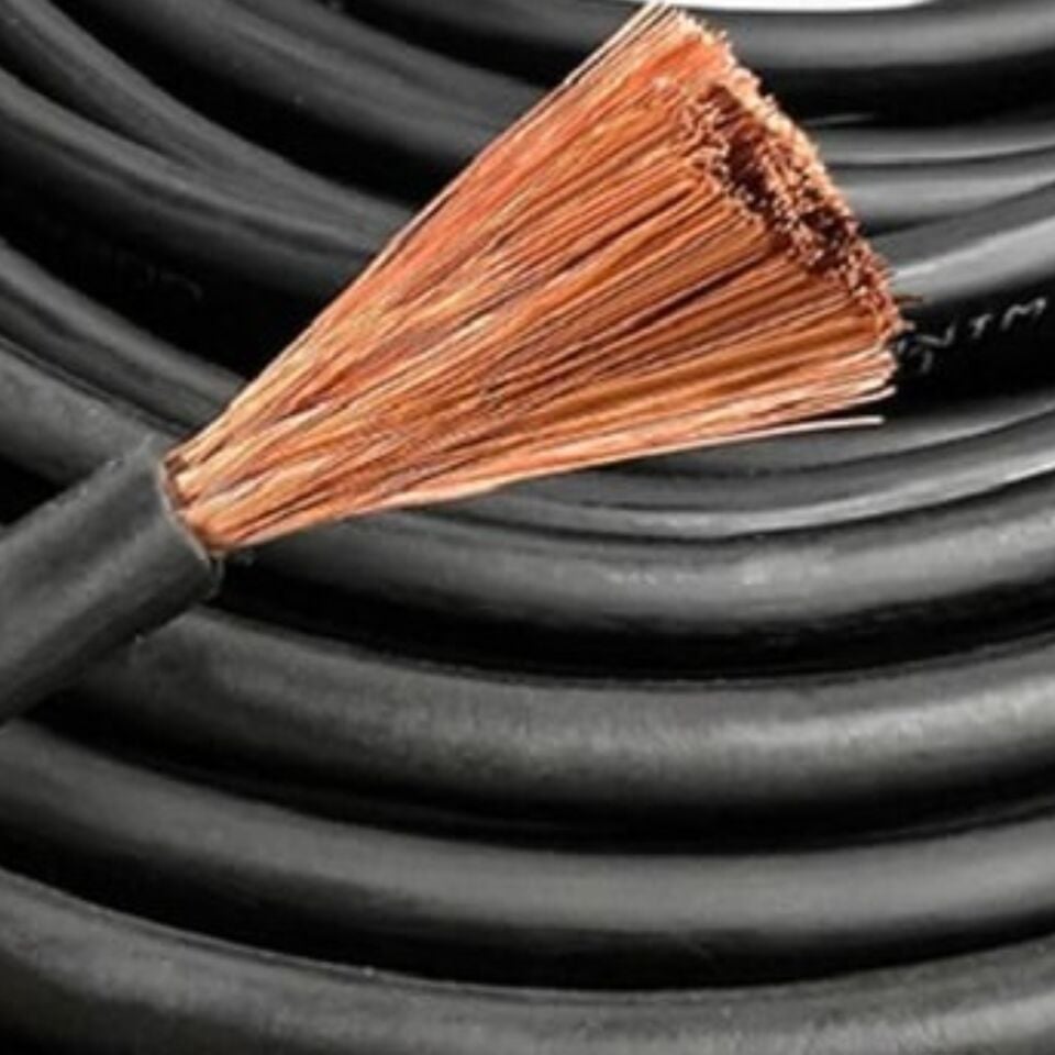 Axu Tam Kesit Kaynak Kablosu %100 Bakır 95 Mm