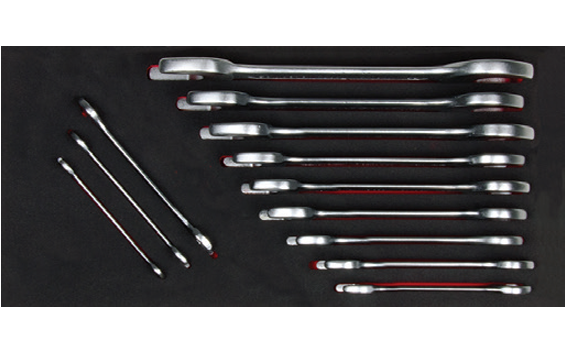 Ceta Form 12 Parça Çatal İki Ağız Anahtar Takımı (EVA'lı)  - B10-E12